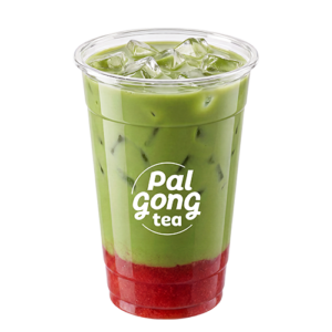 Strawberry Matcha Milk Tea