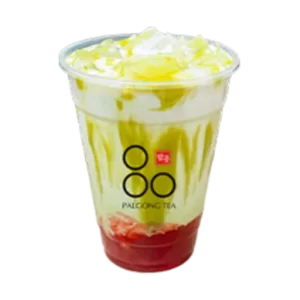 Strawberry Matcha Milk Tea
